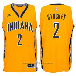 Maglia Indiana Pacers Rodney Stuckey #2 Giallo