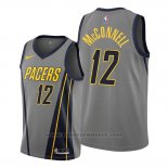 Maglia Indiana Pacers T.j. Mcconnell #12 Citta Grigio