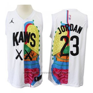 Maglia Kaws X Jordan X Nba Bianco