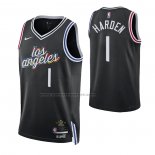 Maglia Los Angeles Clippers James Harden #1 Citta Nero