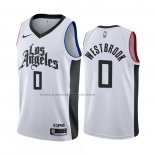 Maglia Los Angeles Clippers Russell Westbrook #0 Citta Bianco