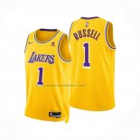 Maglia Los Angeles Lakers D'angelo Russell #1 Icon Giallo