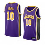 Maglia Los Angeles Lakers Jemerrio Jones #10 Statement 2018-19 Viola