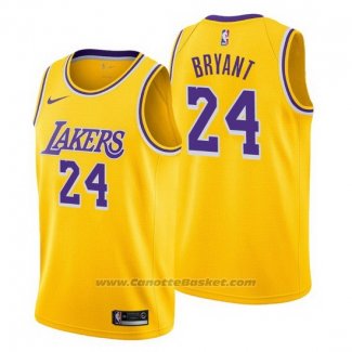 Maglia Los Angeles Lakers Kobe Bryant Icon #24 2018-19 Giallo