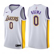 Maglia Los Angeles Lakers Kyle Kuzma #0 2017-18 Bianco