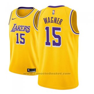 Maglia Los Angeles Lakers Moritz Wagner #15 Icon 2018-19 Or