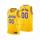Maglia Los Angeles Lakers Personalizzate Icon 2024-25 Giallo