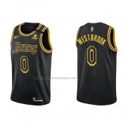 Maglia Los Angeles Lakers Russell Westbrook NO 0 Mamba 2021-22 Nero