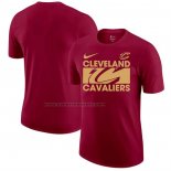 Maglia Manica Corta Cleveland Cavaliers Rosso