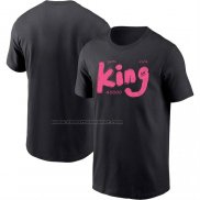 Maglia Manica Corta Los Angeles Lakers James King Commemorative Nero