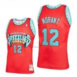 Maglia Memphis Grizzlies Ja Morant #12 Mitchell & Ness 1998-99 Rosso