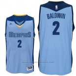 Maglia Memphis Grizzlies Wade Baldwin #2 Blu