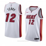 Maglia Miami Heat Heat Emanuel Terry #12 Association 2018 Bianco