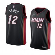 Maglia Miami Heat Heat Emanuel Terry #12 Icon 2018 Nero