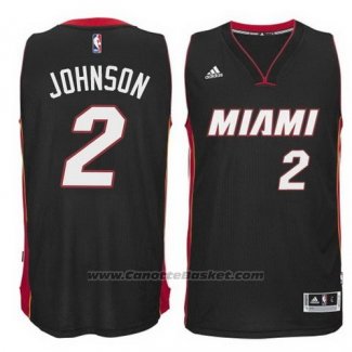 Maglia Miami Heat Joe Johnson #2 Nero