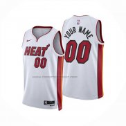Maglia Miami Heat Personalizzate Association 2024-25 Bianco