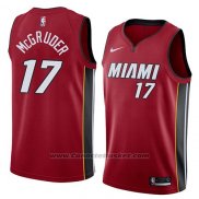 Maglia Miami Heat Rodney McGruder #17 Statement 2018 Rosso