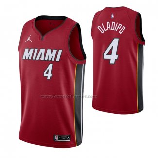 Maglia Miami Heat Victor Oladipo #4 Statement 2020-21 Rosso