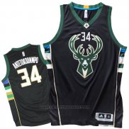 Maglia Milwaukee Bucks Giannis Antetokounmpo #34 Nero