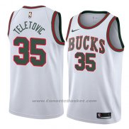 Maglia Milwaukee Bucks Mirza Teletovic #35 Classic 2018 Bianco