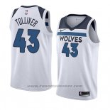 Maglia Minnesota Timberwolves Anthony Tolliver #43 Association 2018 Bianco