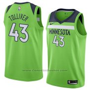 Maglia Minnesota Timberwolves Anthony Tolliver #43 Statement 2018 Verde