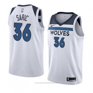 Maglia Minnesota Timberwolves Dario Saric #36 Association 2018 Bianco