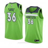 Maglia Minnesota Timberwolves Dario Saric #36 Statement 2018 Verde