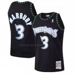 Maglia Minnesota Timberwolves Stephon Marbury #3 Mitchell & Ness 1997-98 Nero