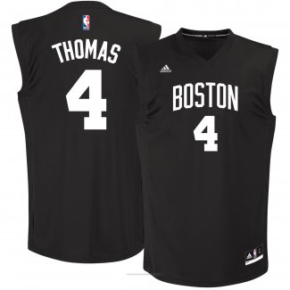 Maglia Moda Nero Boston Celtics Isaiah Thomas #4 Nero