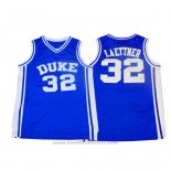 Maglia NCAA Duke Blue Devils Christian Laettner #32 Blu