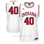 Maglia NCAA Indiana Hoosiers Cody Zeller #40 Bianco