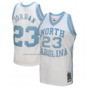 Maglia NCAA North Carolina Tar Heels Michael Jordan #23 Mitchell & Ness 1983-84 Bianco