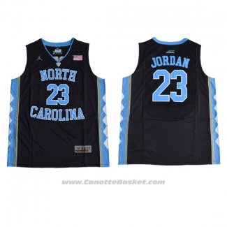 Maglia NCAA North Carolina Tar Heels Michael Jordan #23 Nero