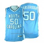 Maglia NCAA North Carolina Tar Heels Tyler Hansbrough #50 Blu