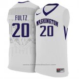 Maglia NCAA Washington State Markelle Fultz #20 Bianco
