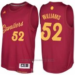 Maglia Natale 2016 Cleveland Cavaliers Mo Williams #52 Rosso