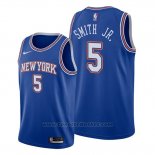 Maglia New York Knicks Dennis Smith Jr. #5 Statement Blu