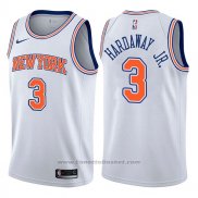 Maglia New York Knicks Tim Hardaway Jr. #3 Association 2017-18 Bianco