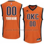 Maglia Oklahoma City Thunder Adidas Personalizzate Arancione