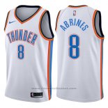 Maglia Oklahoma City Thunder Alex Abrines #8 Swingman Association 2017-18 Bianco