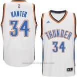 Maglia Oklahoma City Thunder Enes Kanter #34 Bianco