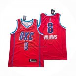 Maglia Oklahoma City Thunder Jalen Williams No 8 Statement 2024-25 Arancione