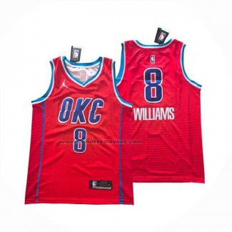 Maglia Oklahoma City Thunder Jalen Williams No 8 Statement 2024-25 Arancione
