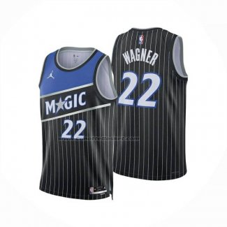 Maglia Orlando Magic Franz Wagner No 22 Statement 2025-26 Nero