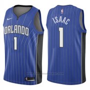 Maglia Orlando Magic Jonathan Isaac #1 Icon 2017-18 Blu