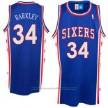 Maglia Philadelphia 76ers Charles Barkley #34 Retro Blu