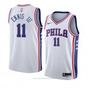 Maglia Philadelphia 76ers James Ennis Iii #11 Association 2018 Bianco