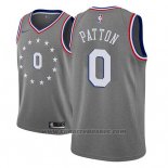 Maglia Philadelphia 76ers Justin Patton #0 Citta 2018-19 Grigio