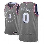 Maglia Philadelphia 76ers Justin Patton #0 Citta 2018-19 Grigio